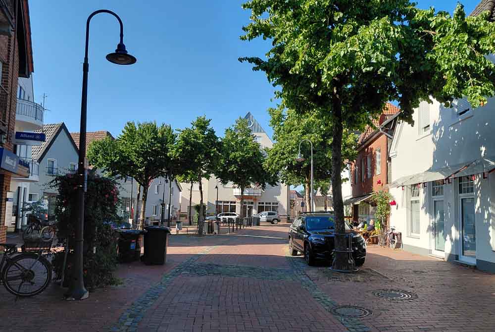 Blick in die Neustraße