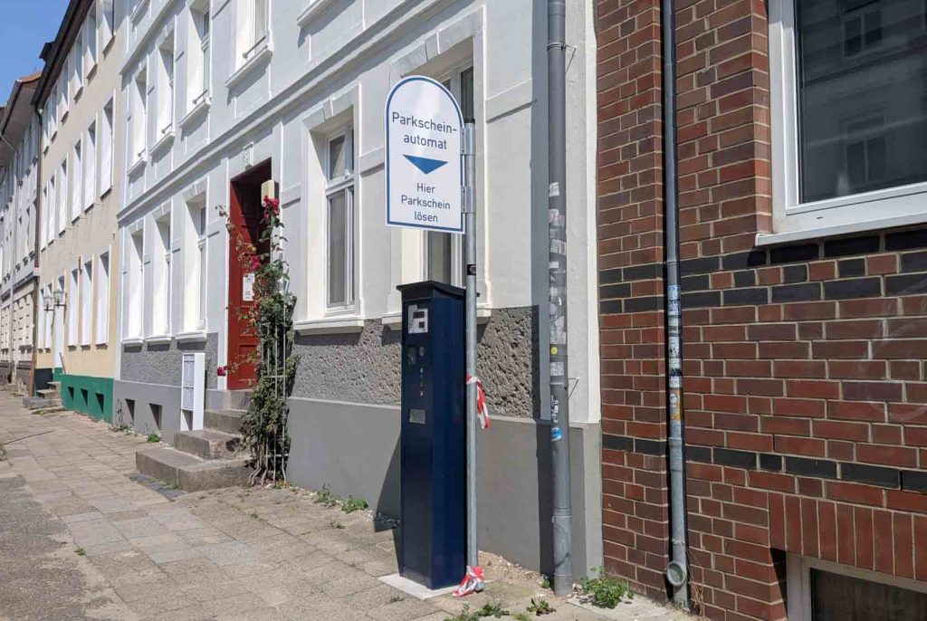 Parkautomate in der Ferdinand-Schultz-Straße