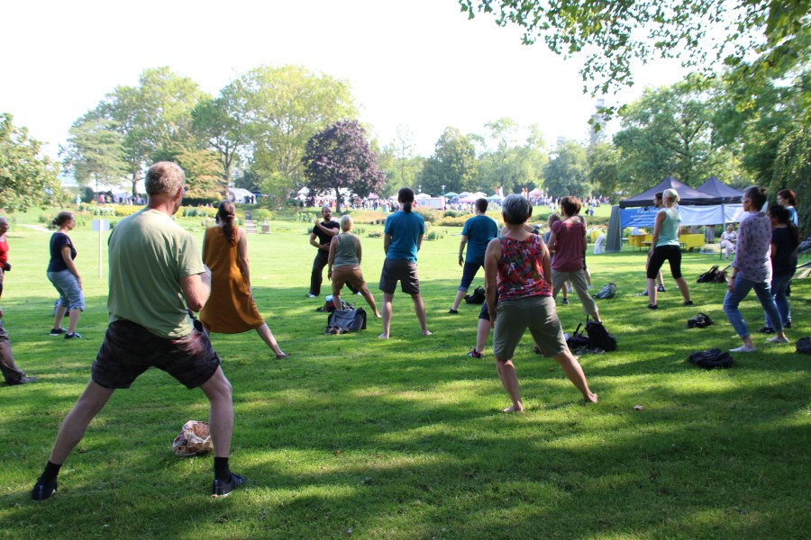 Fitnesskurs im Grugapark