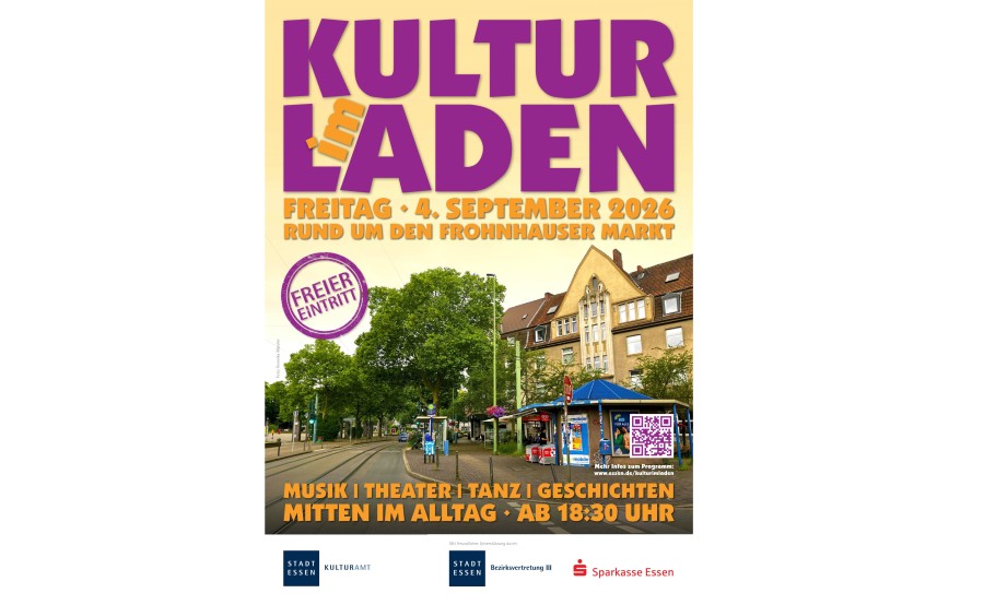Plakat zu "Kultur im Laden"
