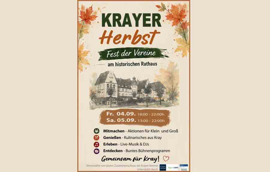 Plakat zum "Krayer Herbst"