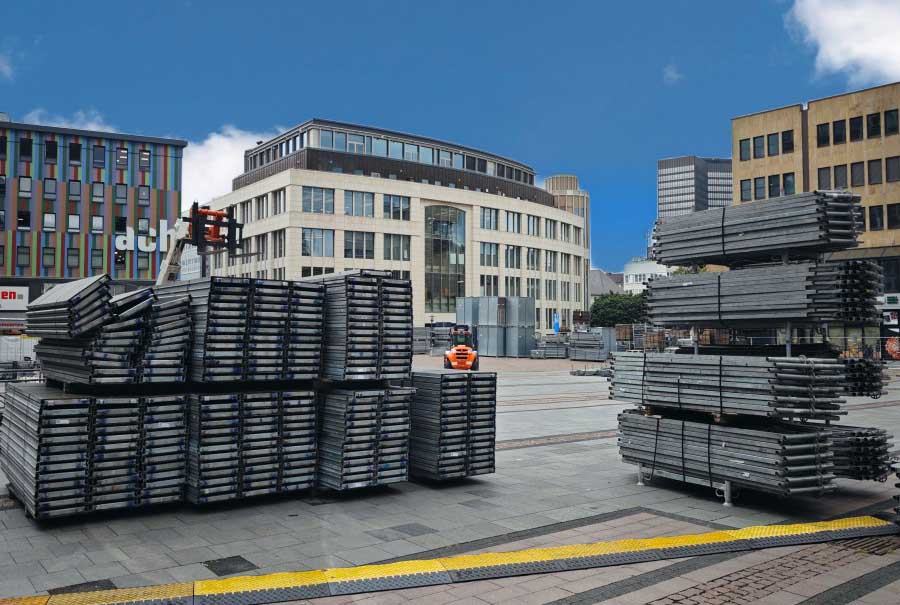Materialien zum Aufbau