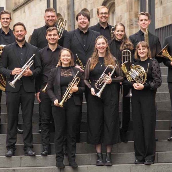 Prinzipal Brass spielt auf dem Sachsenhof in Greven