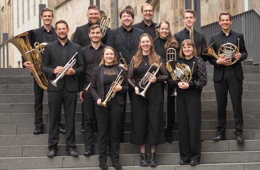 Prinzipal Brass spielt auf dem Sachsenhof in Greven