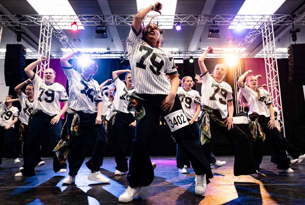 Hip-Hop-Vorführung