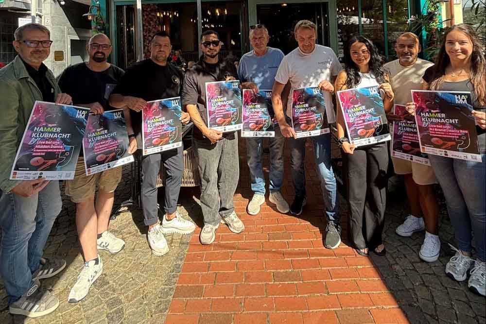 Organisatoren und Beteiligte der 1. Hammer KlubNacht