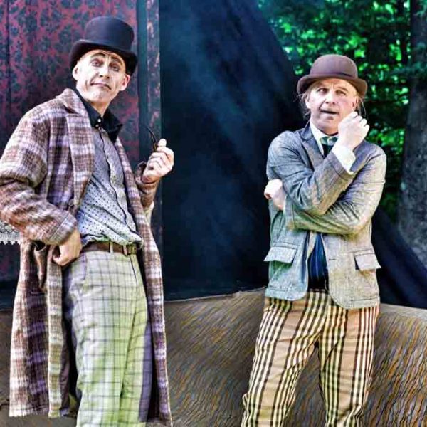 Sherlock Holmes ermittelt auf dem Platz der Kulturen in Unna