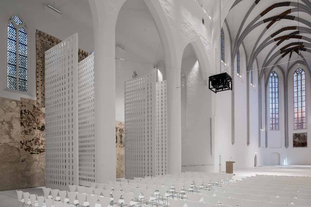 Blick in den Innenraum der ehemaligen Dominikanerkirche