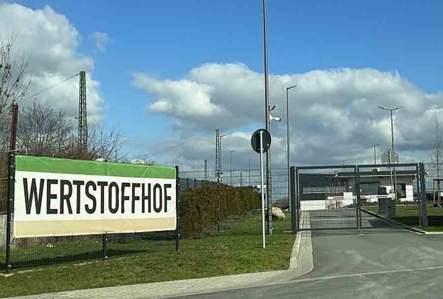 Eingangstor Wertstoffhof Ahlen