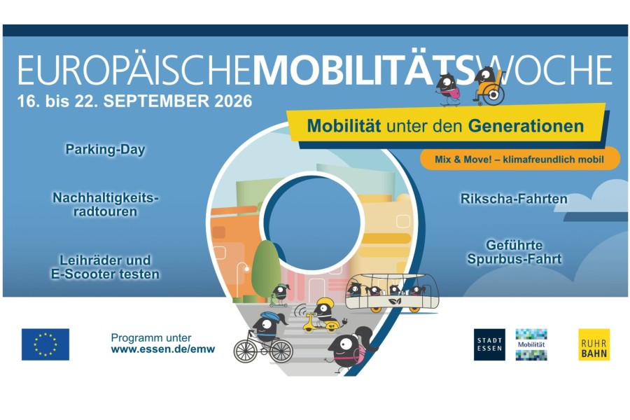 Plakat zur Europäischen Mobilitätswoche