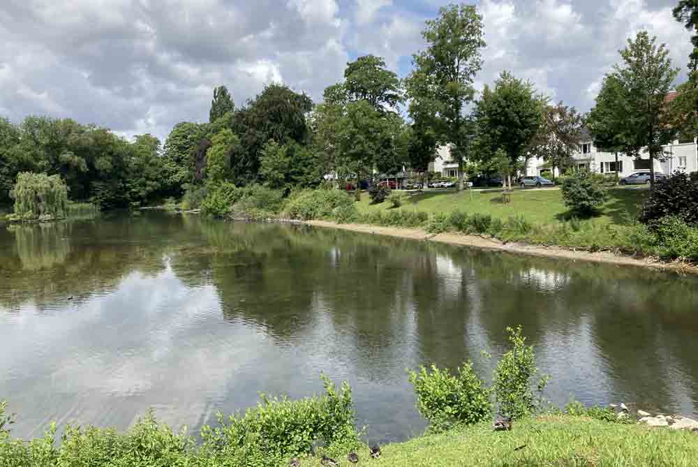 Blick auf den Ostparkweiher