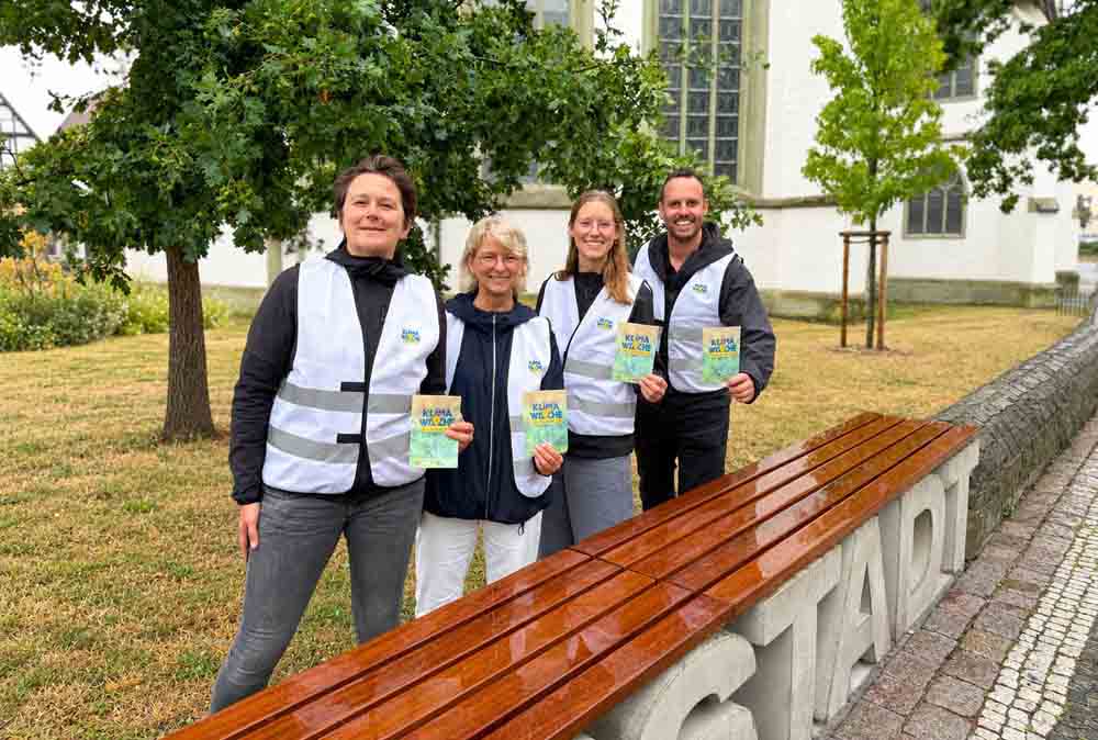 Annette König (Sparkasse Hellweg-Lippe), Birgit Specovius (Stadt Lippstadt) sowie Carlotta Bauer und Tim Scharschuch von der Stadt Soest