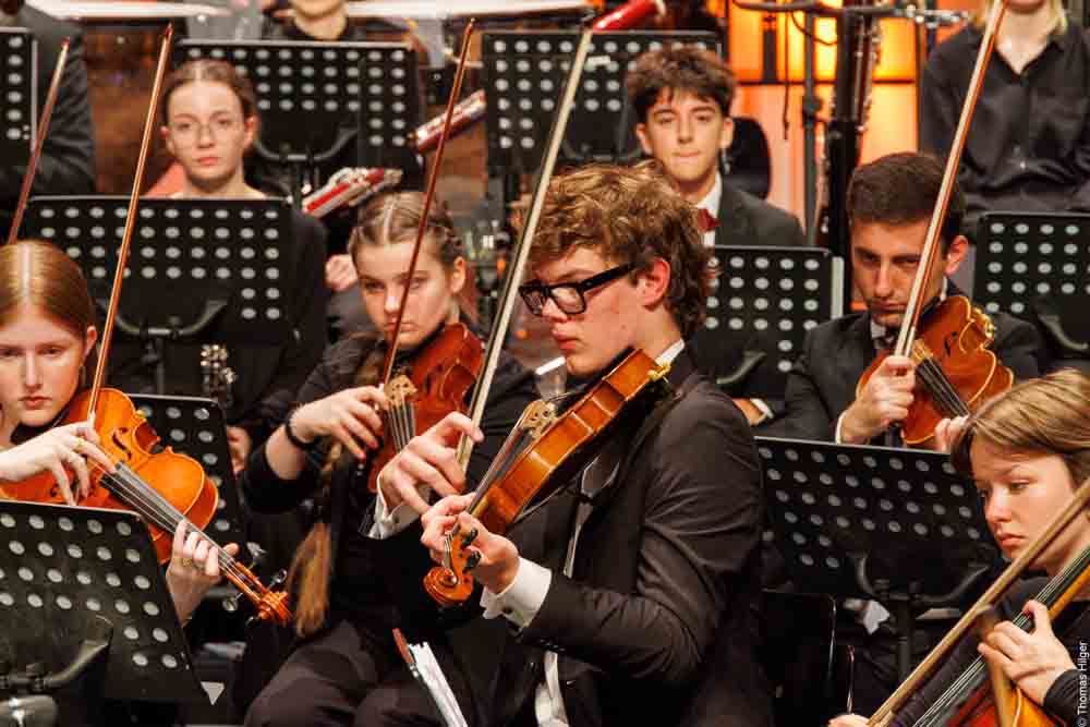 Märkisches Jugendsinfonieorchester bei einem Auftritt