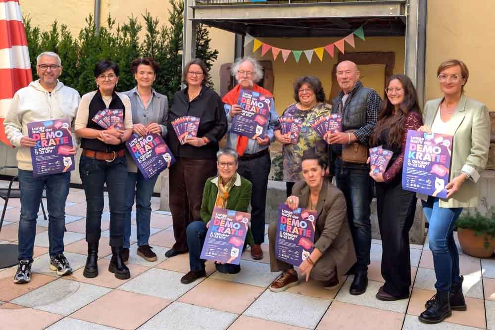 Initiatoren stellten das Programm der „Langen Nacht der Demokratie" vor
