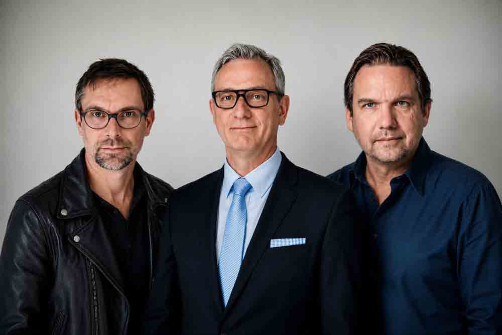 Ingo Börchers, Matthias Brodowy und Hans Gerzlich